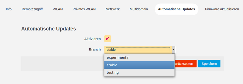 Bild: LuCi-WEB-GUI - Anzeige Knotendaten Bild: LuCi-WEB-GUI - Anzeige Knotendaten